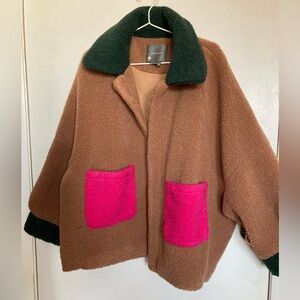 Anthropologie Colorblock Kimono